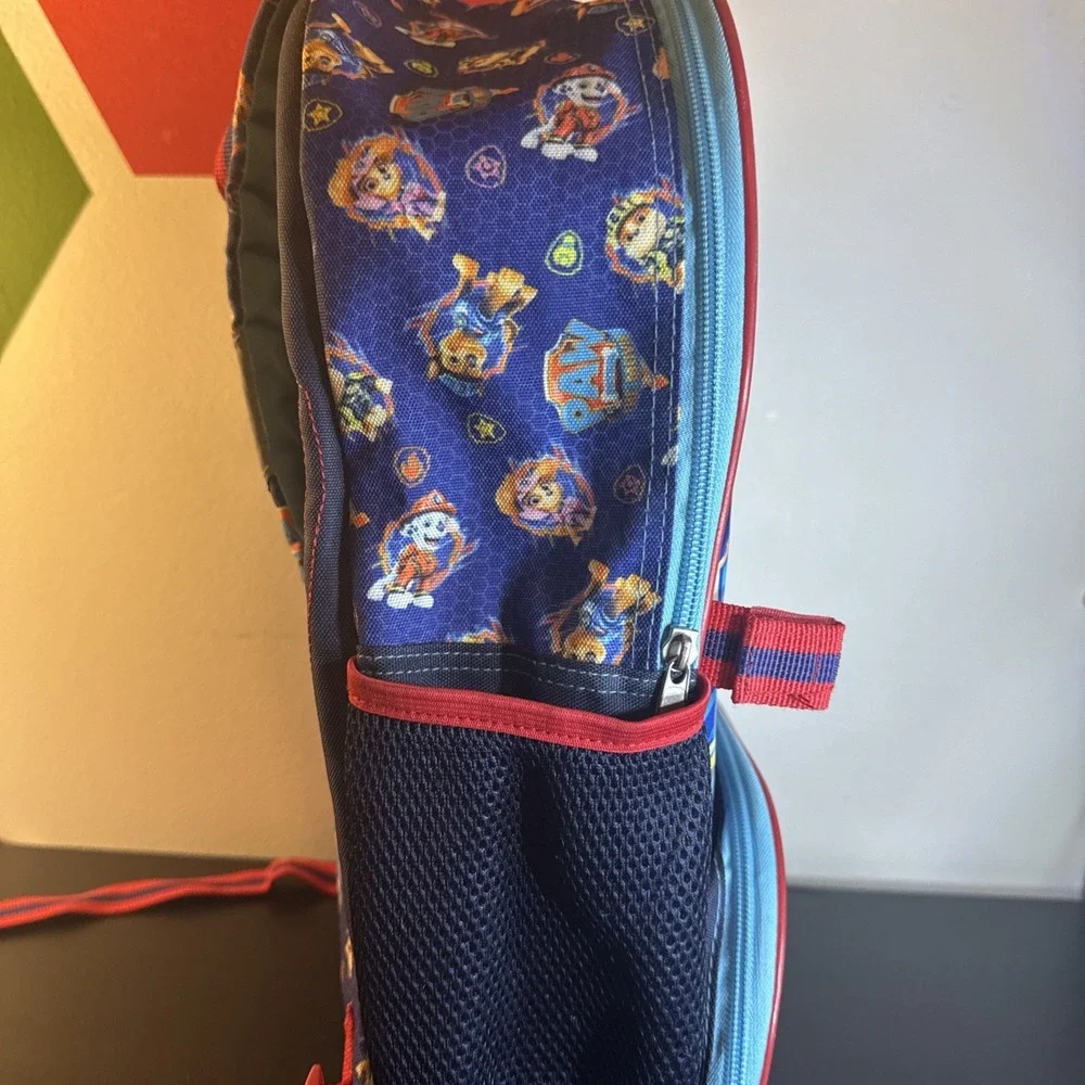 Paw‎ Patrol Nickelodeon Backpack Kid's School Book Bag Zippered Pockets